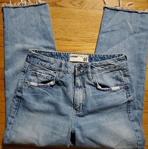 Garage cropped cut jean